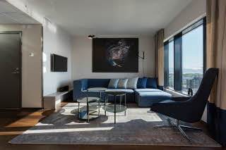 Copyright: Haakon Brox Lounge i Presidential Suite, Scandic Havet